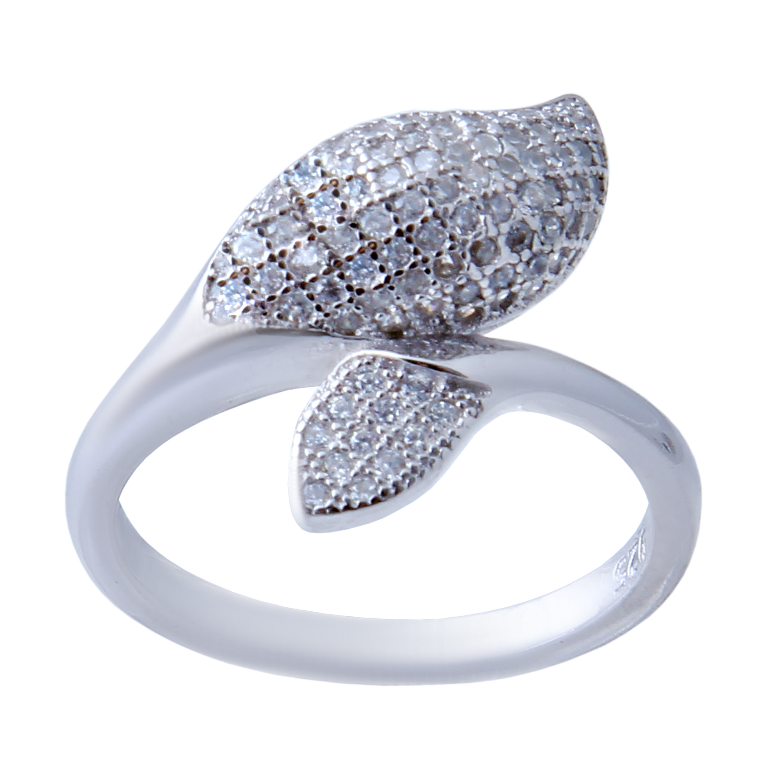  انگشتر نقره زنانه بازرگانی میلادی کد AWR_425