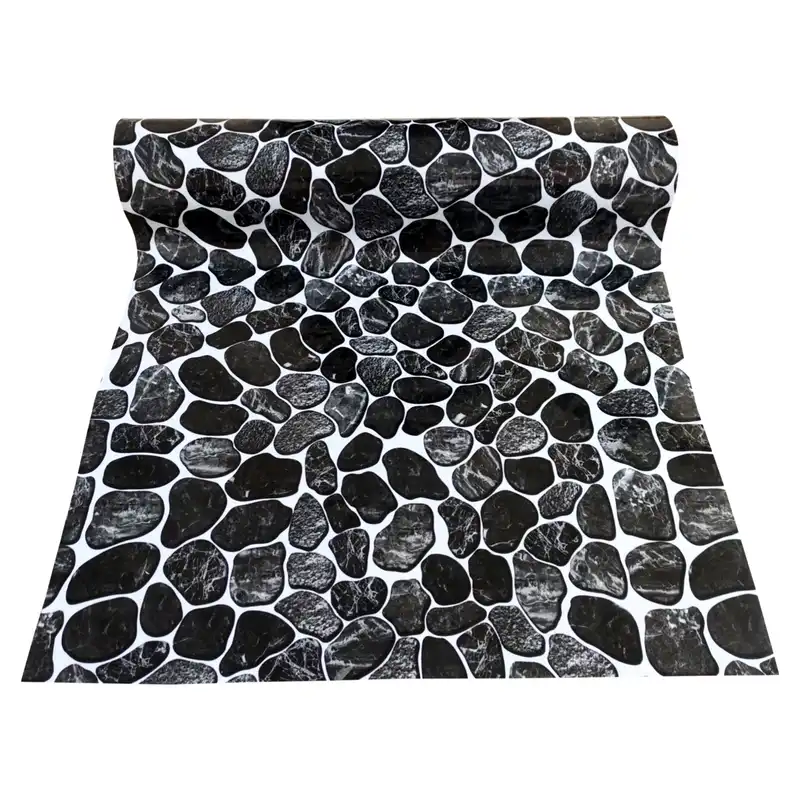 کفپوش مدل رولی طرح سنگ 2m