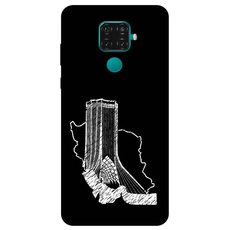 کاور مگافون طرح برج آزادی مدل 1628 مناسب برای گوشی موبایل هوآوی Mate 30 Lite / Nova 5i Pro