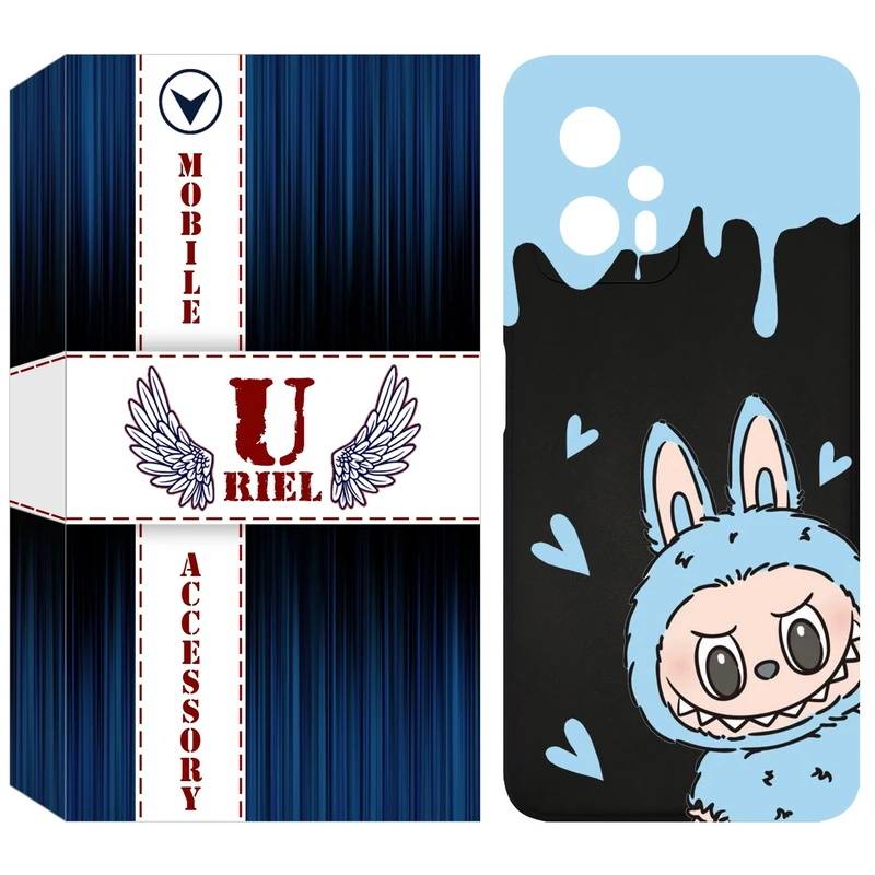 کاور یوریل قاب مدل KSH کد 131 طرح عروسک لبوبو مناسب برای گوشی موبایل شیائومی Poco X4 GT