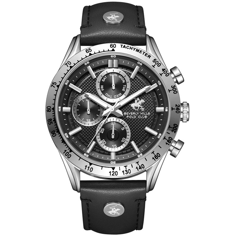 ساعت مچی عقربه‌ای مردانه کوارتز کورنوگراف بورلی هیلز پولو کلاب مدل BP3659X.351