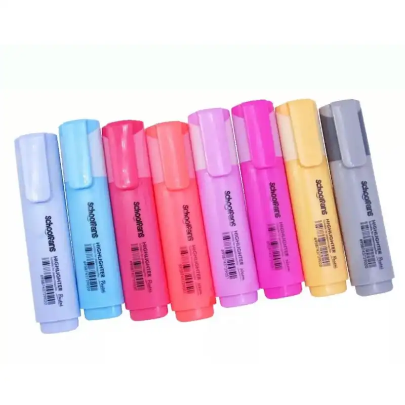 ماژیک علامت گذار اسکول فنس مدل استند دار بسته 23 عددی