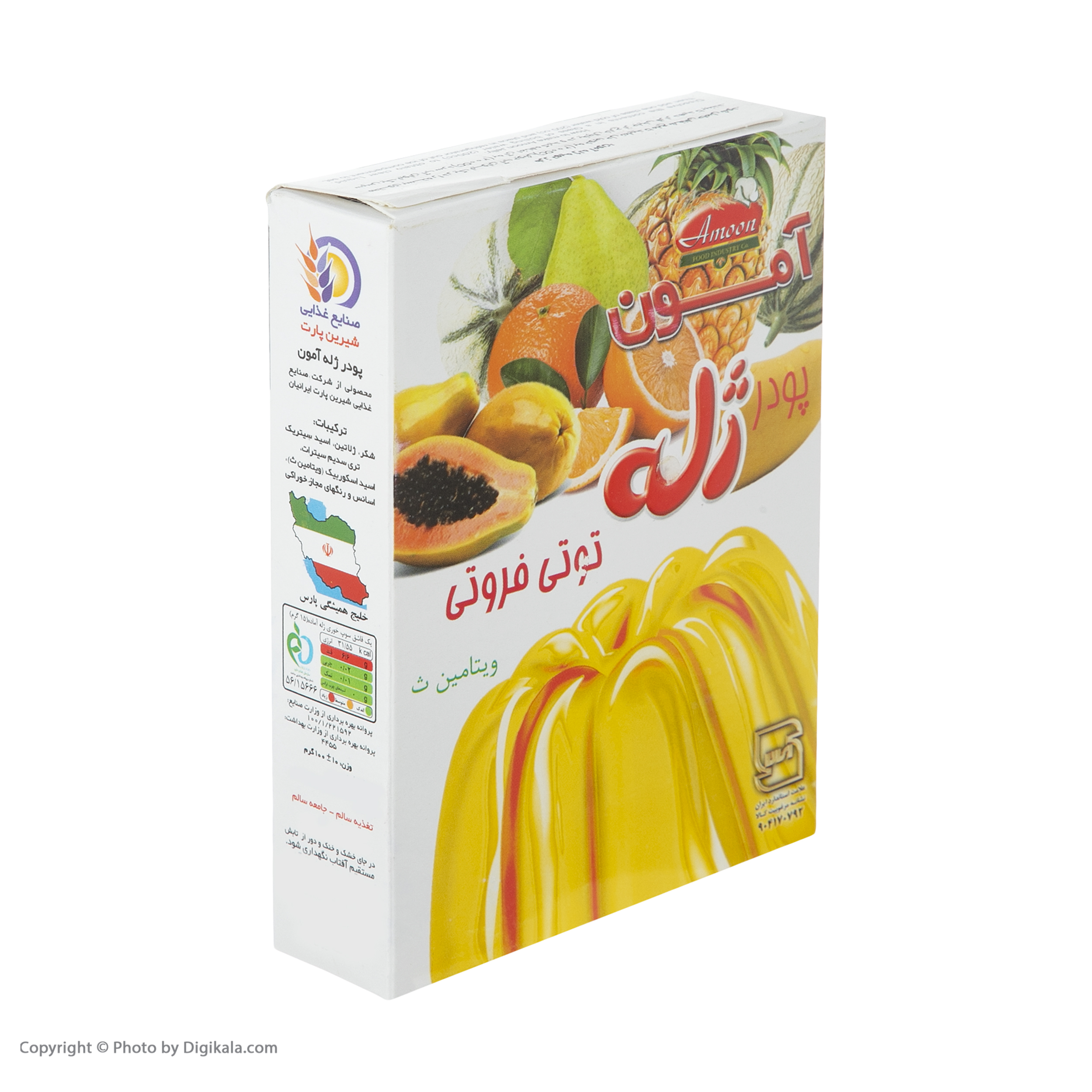 پودر ژله توتی فروتی آمون - 100 گرم عکس شماره 3