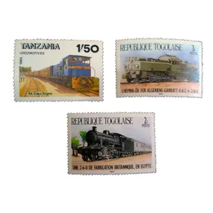 تمبر یادگاری مدل قطار کد a-827 مجموعه 3 عددی