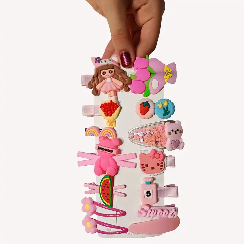 گیره مو زنانه مدل s8 مجموعه 14 عددی