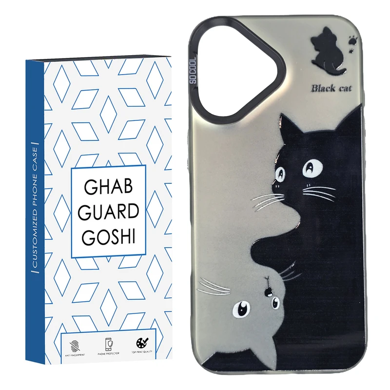     کاور قاب گارد گوشی طرح  Socool-black cat مناسب برای گوشی موبایل اپل IPHONE 16  