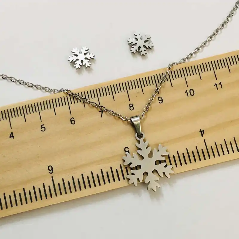 نیم ست زنانه مدل Poco استیل طرح برف کد 031