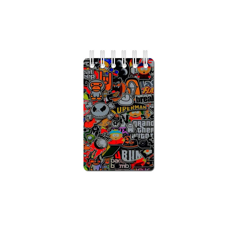 دفترچه یادداشت 50 برگ مدل Mix کد s849
