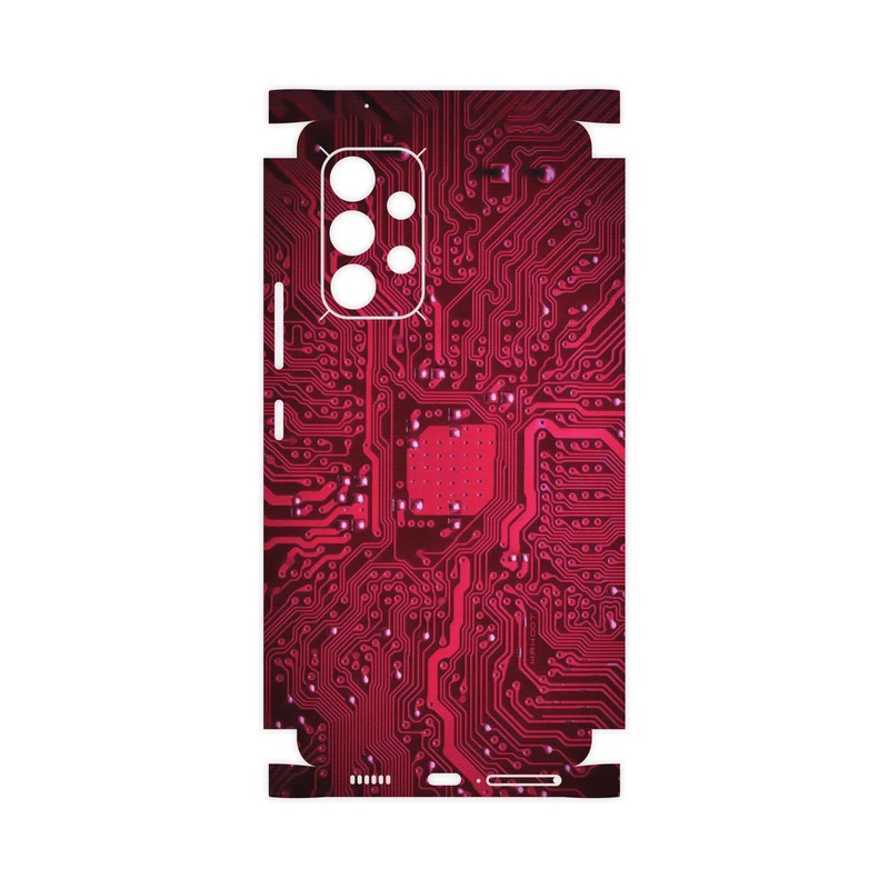 برچسب پوششی ماهوت مدل Red-Printed-Circuit-Board-FullSkin مناسب برای گوشی موبایل سامسونگ Galaxy A53 5G