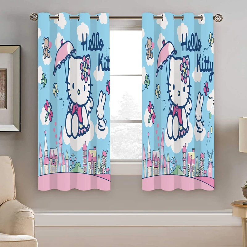 پرده نیروانا طرح کیتی مدل هازان کد 8374 سایز 140×200 سانتی متر