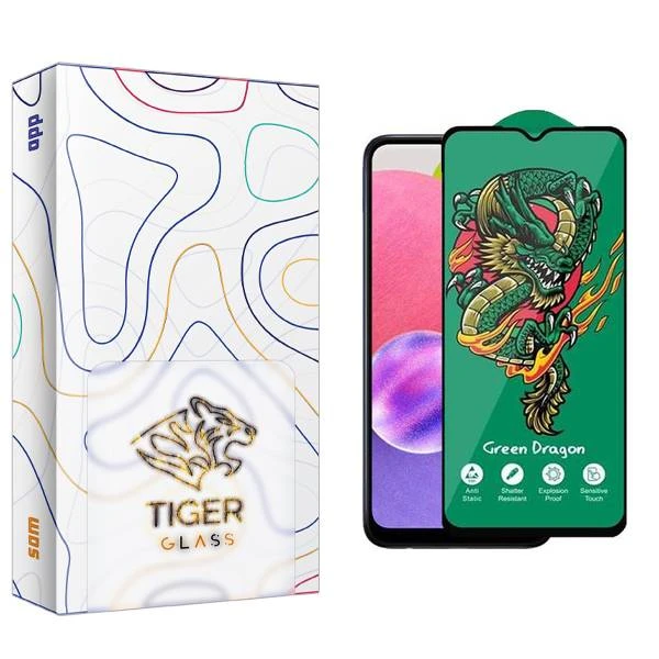 محافظ صفحه نمایش تایگر گلس مدل APL2 Green_Dragon مناسب برای گوشی موبایل سامسونگ Galaxy A03