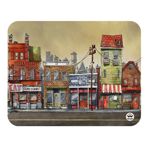 ماوس پد شادیت مدل خیابان کد01 سایز24*19 سانتی متر