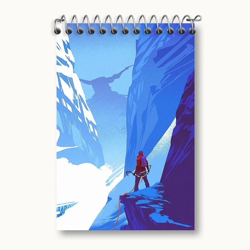 دفتر یادداشت 50 برگ خندالو مدل کوهنورد کد F131