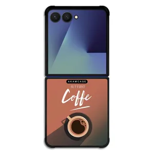 AKAM AMC-WSGZFLIP7-COFFEE-6 Cover For Samsung Galaxy Z Flip 7