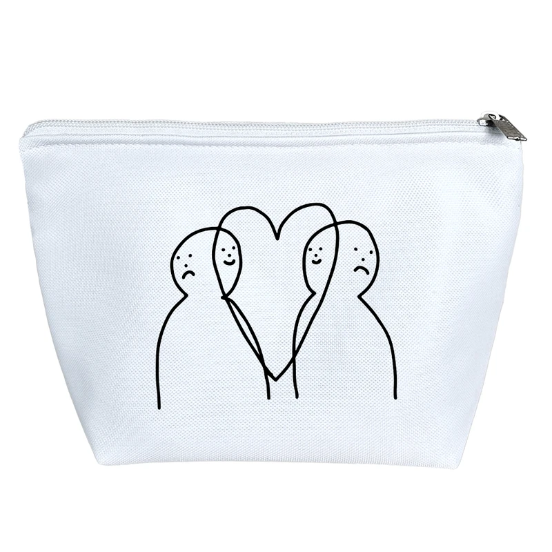 کیف لوازم آرایش دخترانه خندالو مدل عشق کد 7780