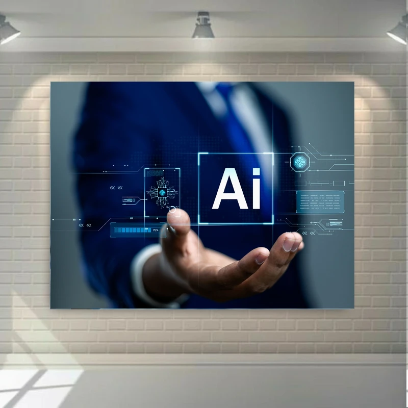 تابلو بوم طرح مخمل  AI مدل هوش مصنوعی کد PY1195