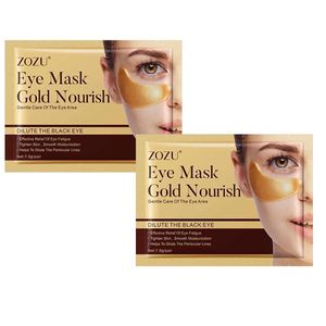 نقد و بررسی ماسک زیر چشم زوزو مدل طلا وزن 7.5 گرم مجموعه 2 عددی توسط خریداران