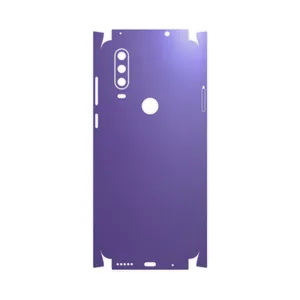 MAHOOT Matte-BlueBerry-FullSkin Cover Sticker for Motorola One Action