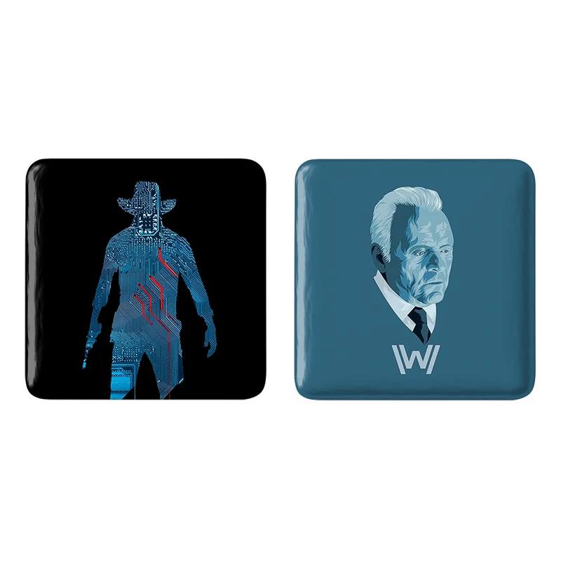 مگنت خندالو طرح سریال وست ورلد West World کد 1019510200 مجموعه 2 عددی