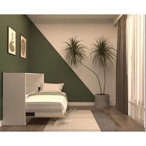 تخت خواب تاشو یک نفره پوریا آرت  مدل S-17 سایز 200×90 سانتی متر 
