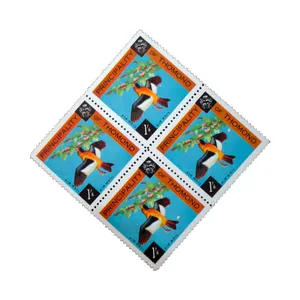 تمبر یادگاری مدل پرنده کد bc-1314 بسته 4 عددی