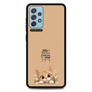 AKAM AMC-WSGA72-ANIMALS QOUTES-17  Cover For Samsung Galaxy A72