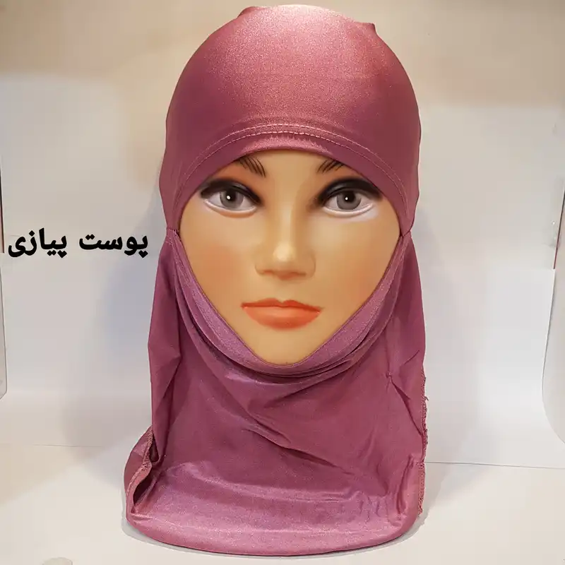 یقه حجاب مدل کلاه دار