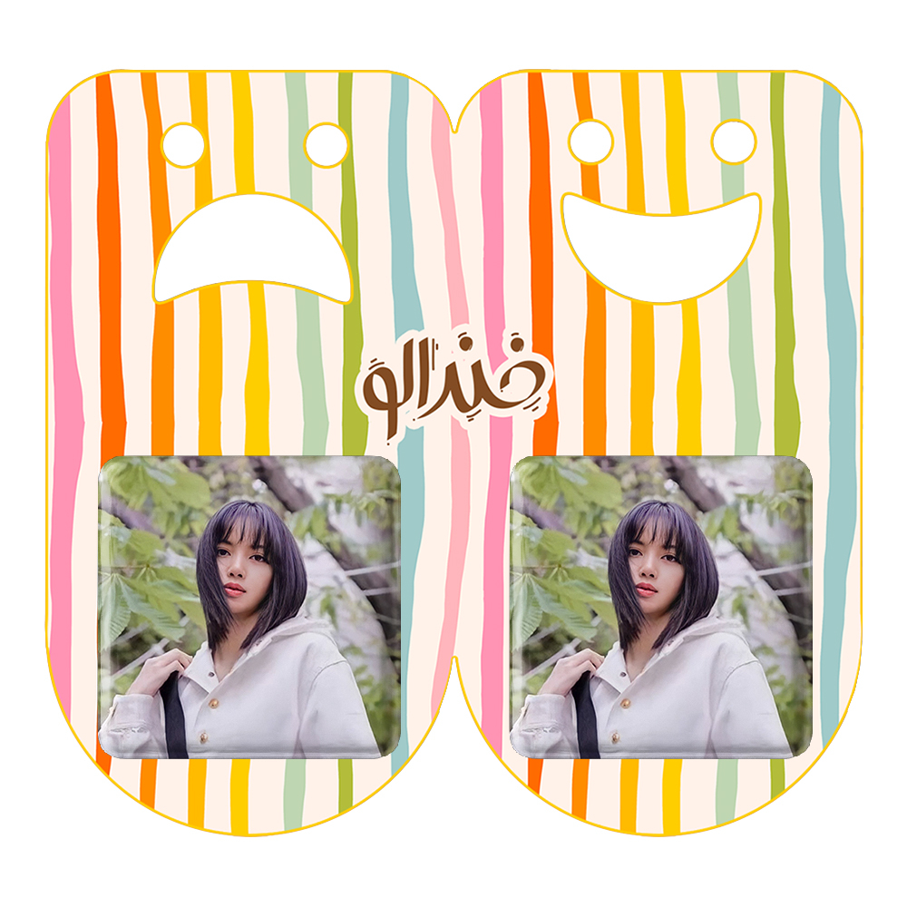 پیکسل خندالو مدل لیسا بلک پینک کد 14280 به همراه مگنت