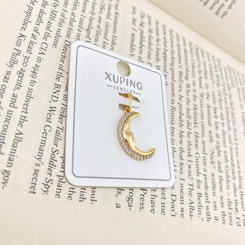 آویز گردنبند زنانه ژوپینگ مدل ماه کد N4343 آویز گردنبند زنانه ژوپینگ مدل ماه کد N4343