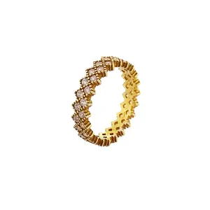 انگشتر نقره زنانه مدل پرنسس کد NG3721