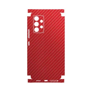 MAHOOT Red-Fiber-FullSkin Cover Sticker for Samsung Galaxy A53 5G