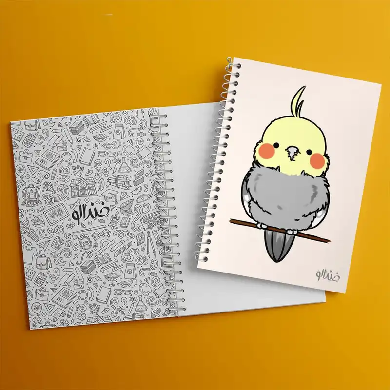 دفتر نقاشی 50 برگ خندالو مدل عروس هلندی کد 29550