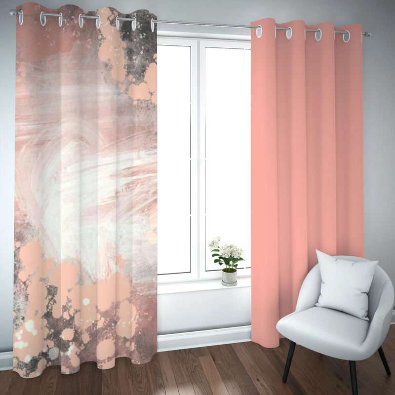 پرده مدل چاپی هازان سایز 300×150 سانتی متر 