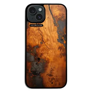 AKAM AMC-WA15PLUS-WOOD-15 Cover For Apple iPhone 15 Plus