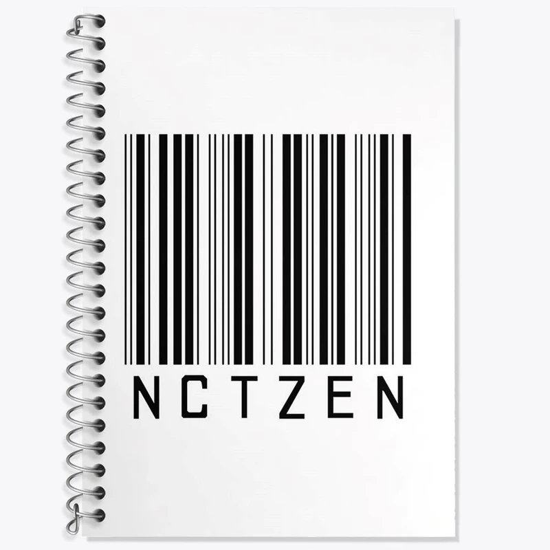 دفتر زبان 50 برگ خندالو مدل سه خط طرح گروه ان سی تی NCT کد 21844