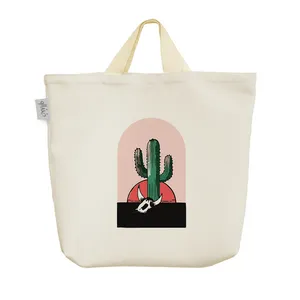 ساک خرید خندالو مدل کاکتوس و جمجمه کد 5306