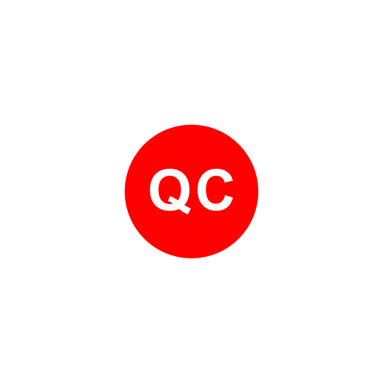 برچسب نشانگر طرح کنترل کیفیت مدل QC کد 25 مجموعه 1000 عددی 