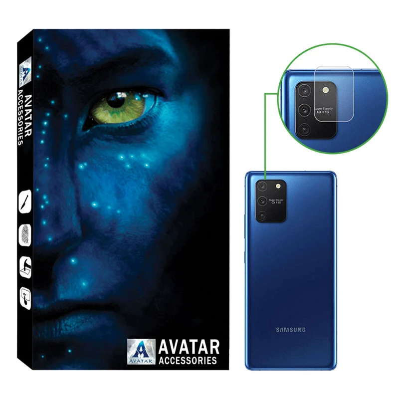 محافظ لنز دوربین آواتار مدل LAV-01 مناسب برای گوشی موبایل سامسونگ Galaxy S10 Lite