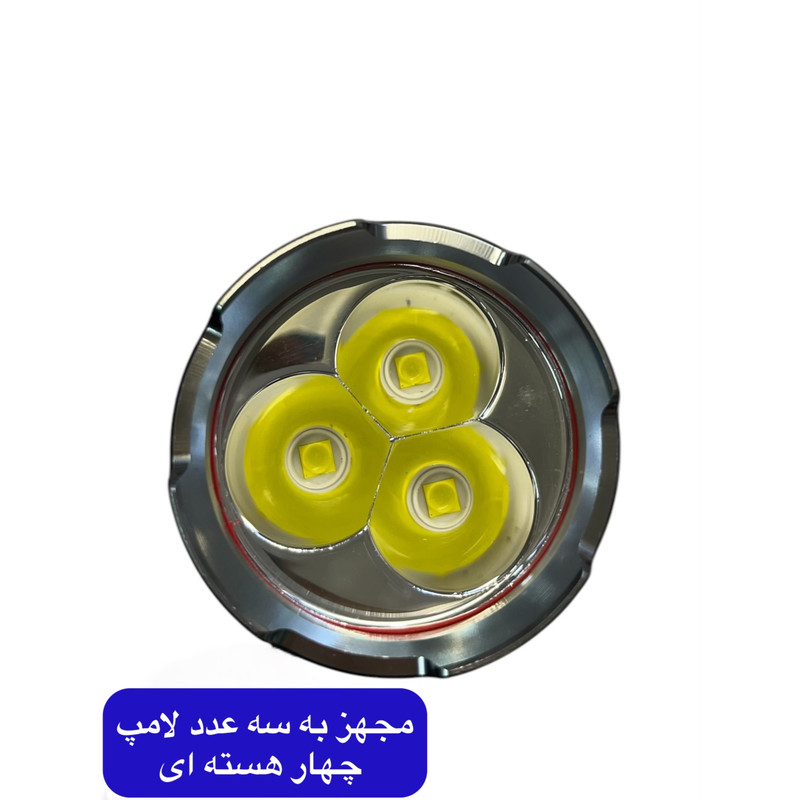 چراغ قوه دستی مدل +ER با نور مهتابی
