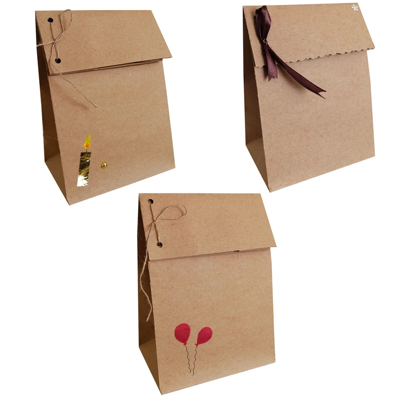 پاکت هدیه مدل تاشو A23 مجموعه 3 عددی