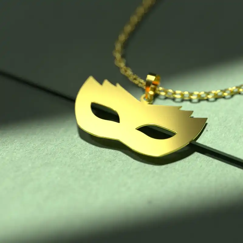 گردنبند طلا 18 عیار زنانه مدوپد مدل هالووین کد G3-1-1203