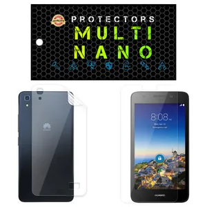 Multi Nano X-SFT Screen Protector For Huawei G620 with back skin