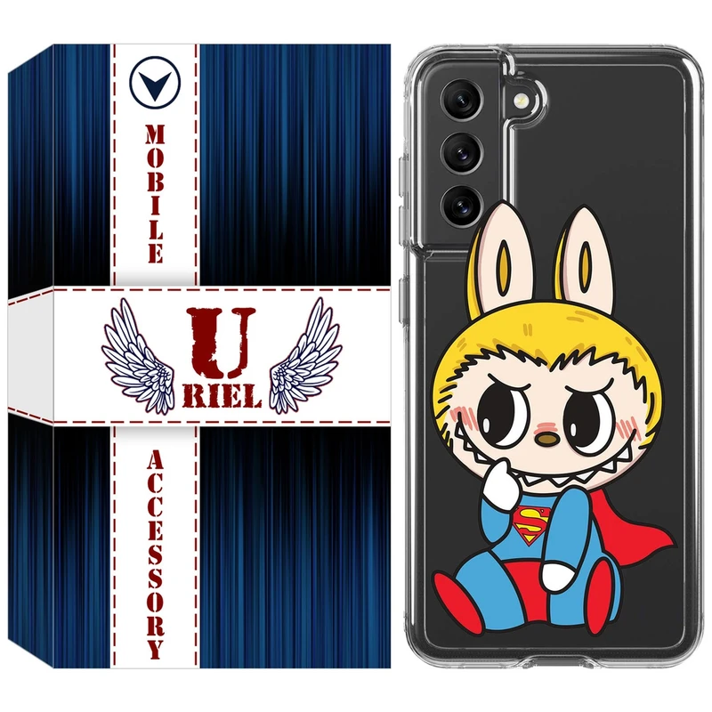 کاور یوریل مدل Clear کد 147 طرح لبوبو Labubu مناسب برای گوشی موبایل سامسونگ Galaxy S21 FE