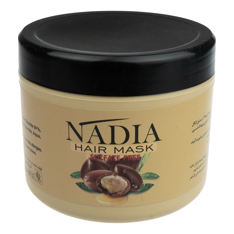 ماسک مو نادیا مدل روغن آرگان حجم 450 میلی لیتر 