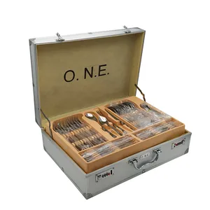 سرویس قاشق و چنگال 128 پارچه او ان ای کد 4175
