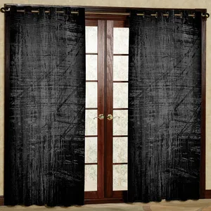 پرده مدل هازان پانچی کد 2195 سایز 140x200 سانتی متر