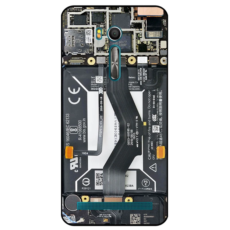 کاور مگافون طرح برد موبایل مدل 8004 مناسب برای گوشی موبایل ایسوس Zenfone Go / ZB551KL