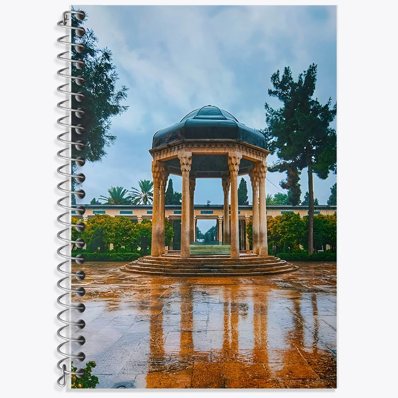 دفتر نت موسیقی 50 برگ خندالو طرح آرامگاه حافظ کد F6344