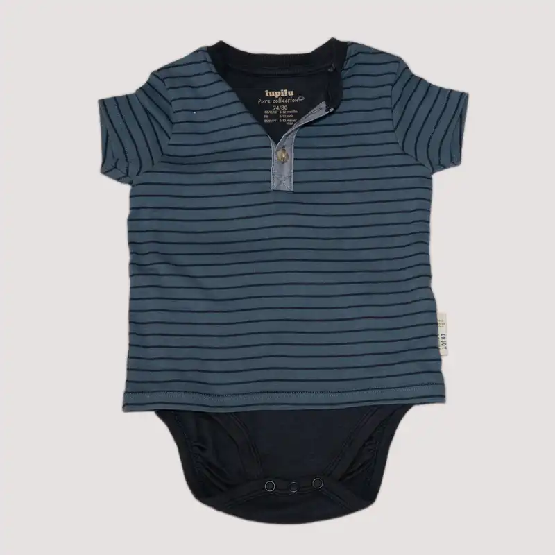 بادی آستین کوتاه نوزادی لوپیلو مدل Yt9