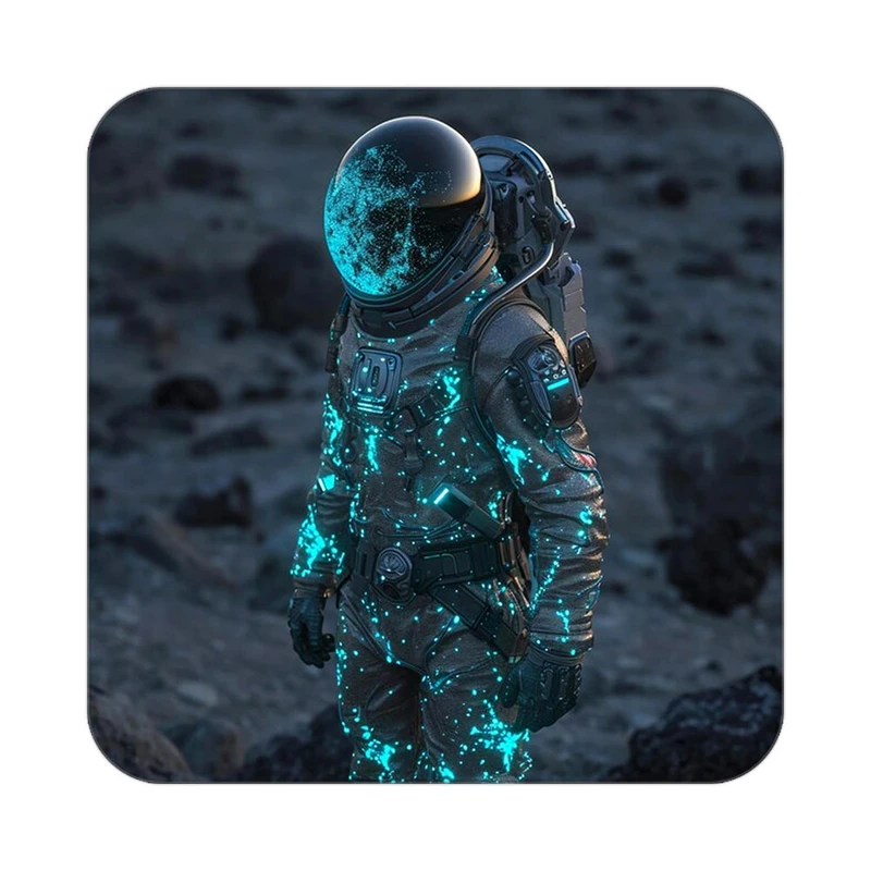 زیر لیوانی کاکتی طرح فضانورد مدل mp46018